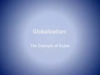 Globalization: