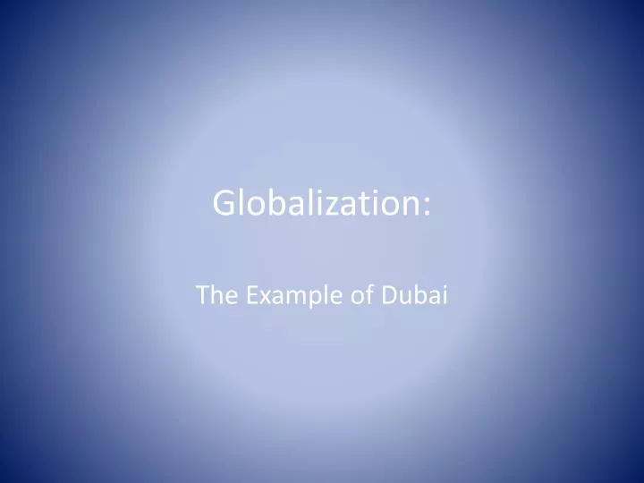 globalization