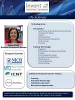Opportunities in Collaborative Research and Innovation for Life Sciences and Technology - slide 1