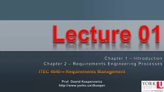 Lecture 01