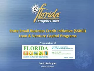 State Small Business Credit Initiative (SSBCI) Loan &amp; Venture Capital Programs
