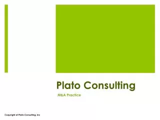 Plato Consulting