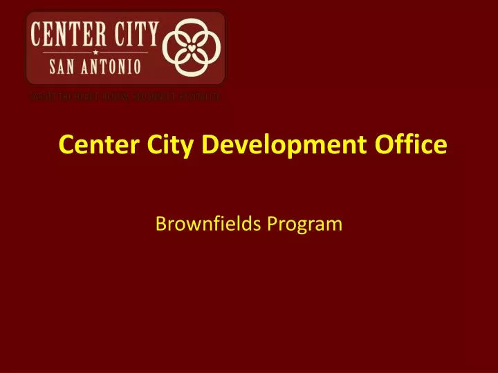 center city development office