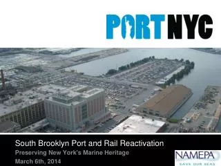 South Brooklyn Port and Rail Reactivation