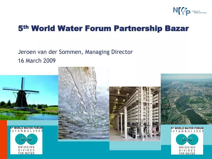 5 th world water forum partnership bazar