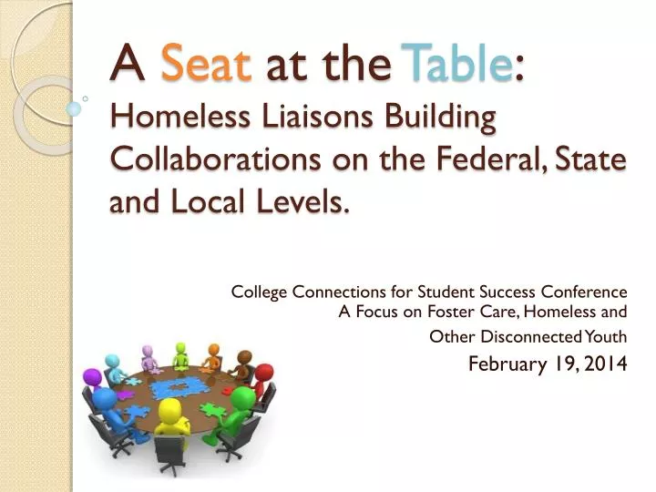 a seat at the table homeless liaisons building collaborations on the federal state and local levels