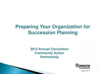 Preparing Your Organization for Succession Planning