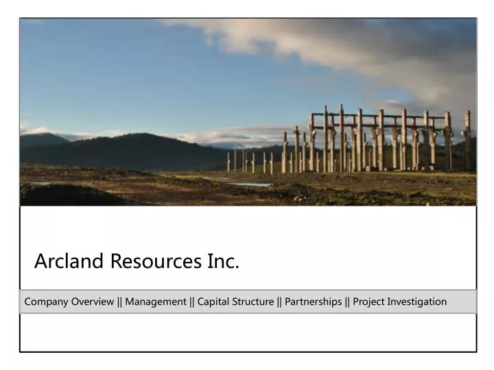 arcland resources inc