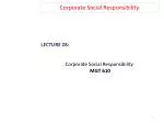 Corporate Social Responsibility - slide 1
