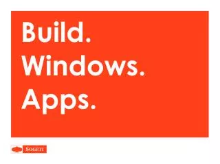 Build. Windows. Apps.