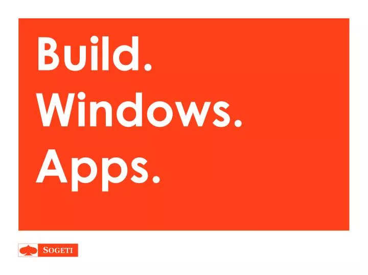 build windows apps