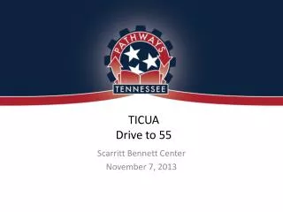 TICUA Drive to 55