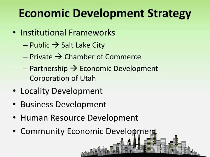 economic development strategy