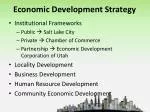 Economic Development Strategy - slide 1
