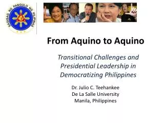 From Aquino to Aquino