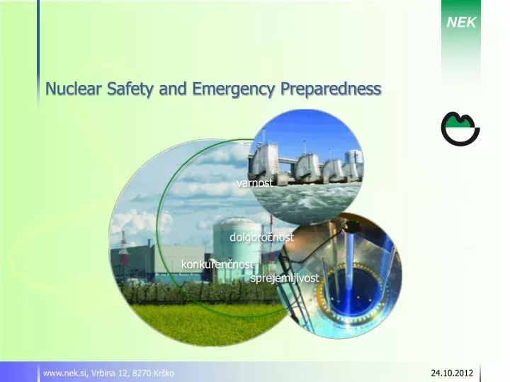 nuclear safety and emergency preparedness