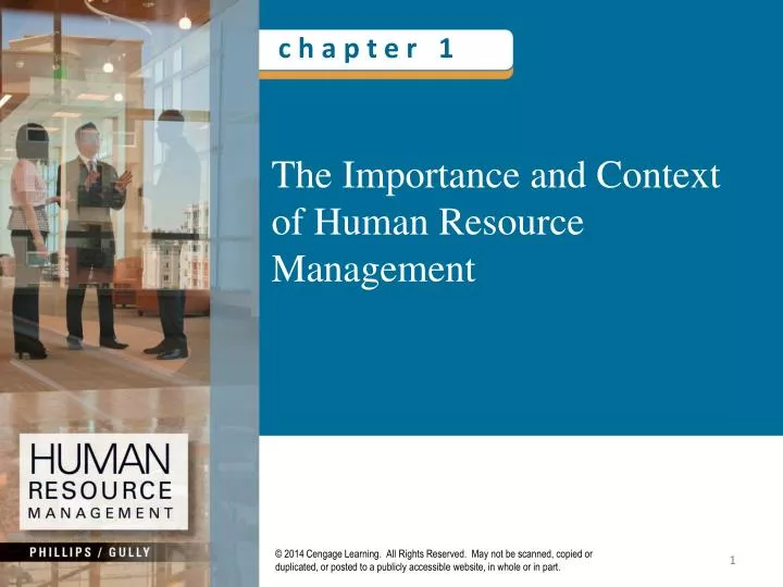 the importance and context of human resource management