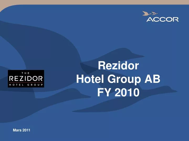 rezidor hotel group ab fy 2010