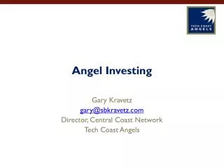 Angel Investing