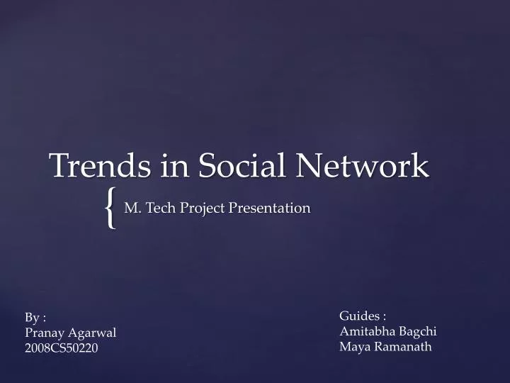 trends in social network