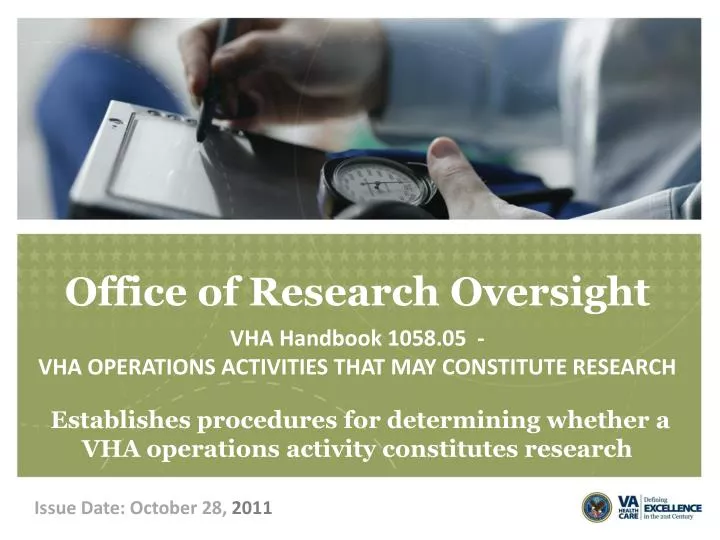 office of research oversight