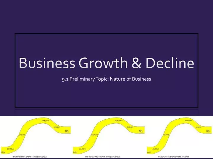 business growth decline