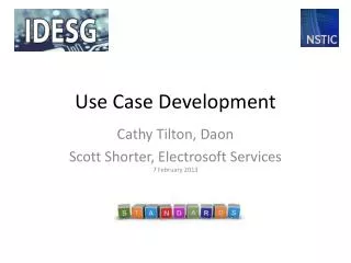 Use Case Development
