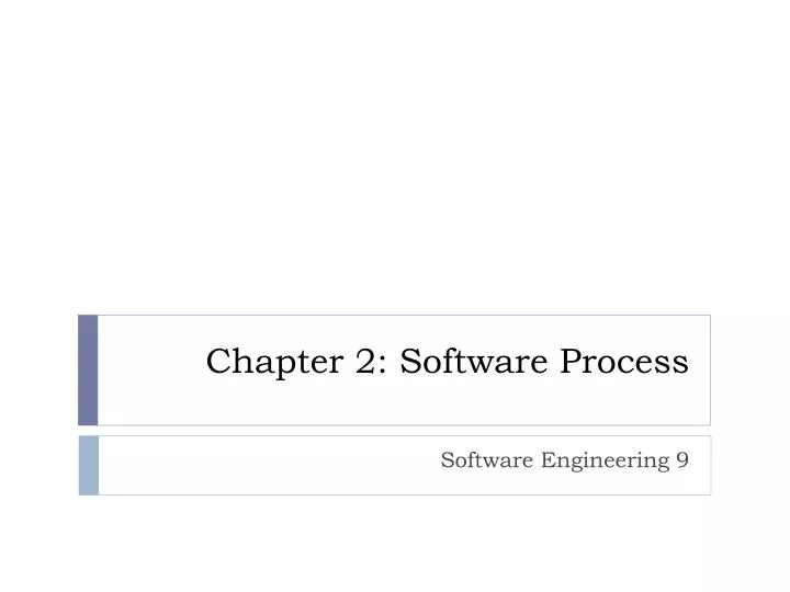 chapter 2 software process