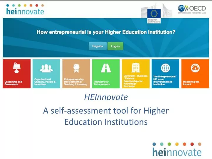 heinnovate a self assessment tool for higher education institutions