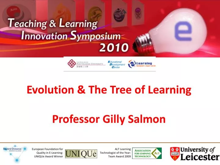 evolution the tree of learning professor gilly salmon
