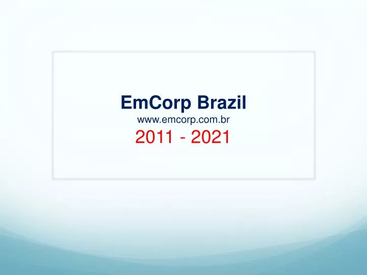 emcorp brazil www emcorp com br 2011 2021