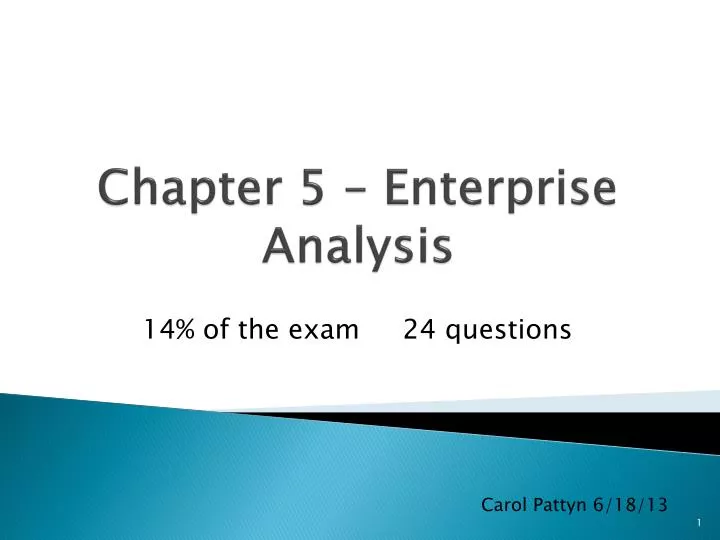 chapter 5 enterprise analysis