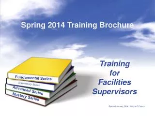 Training for Facilities Supervisors