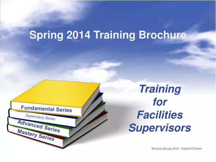 training for facilities supervisors