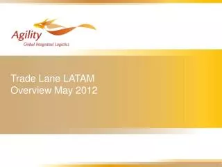 Trade Lane LATAM Overview May 2012