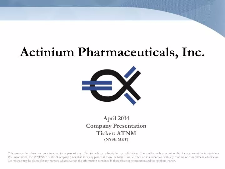 actinium pharmaceuticals inc