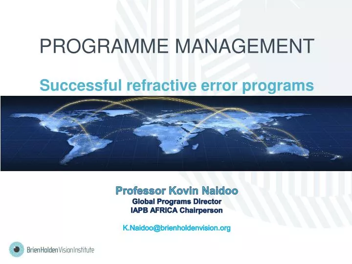 programme management