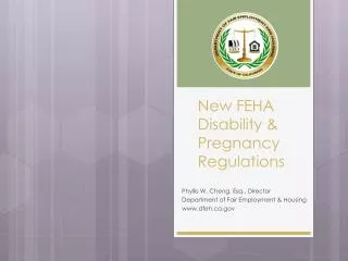New FEHA Disability &amp; Pregnancy Regulations