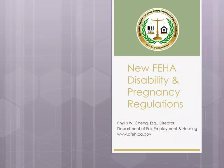 new feha disability pregnancy regulations