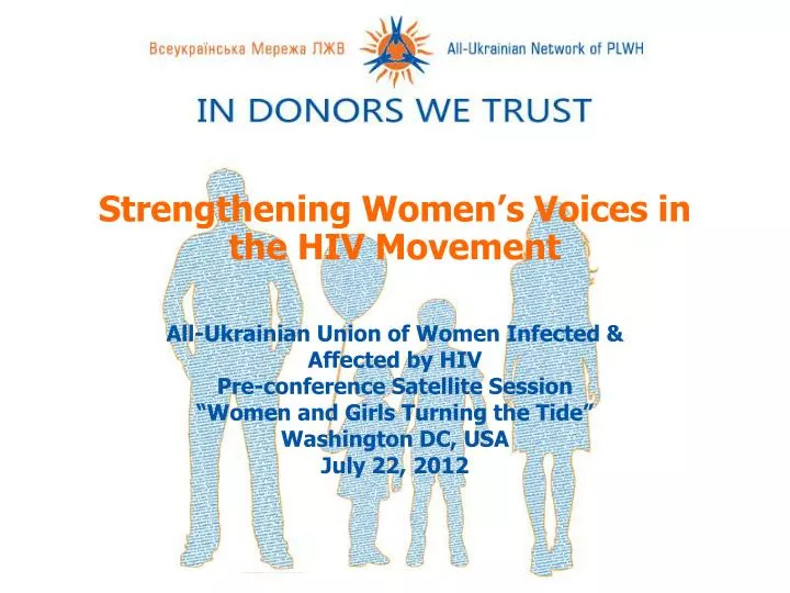 strengthening women s voices in the hiv movement