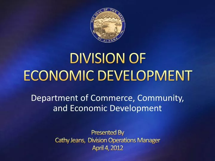 division of economic development