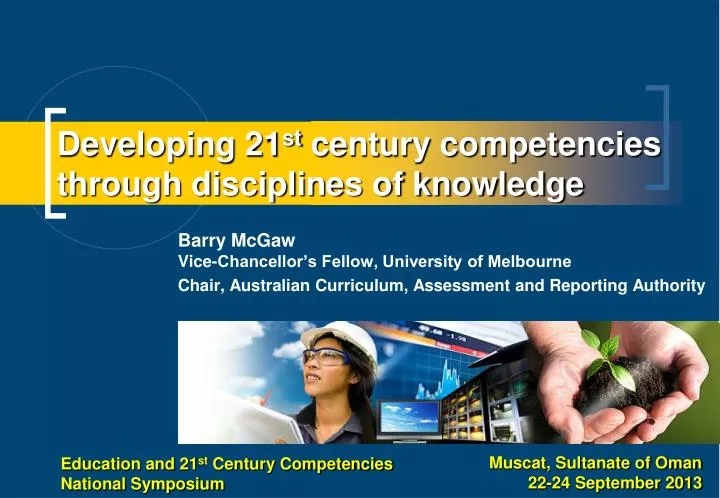 developing 21 st century competencies through disciplines of knowledge