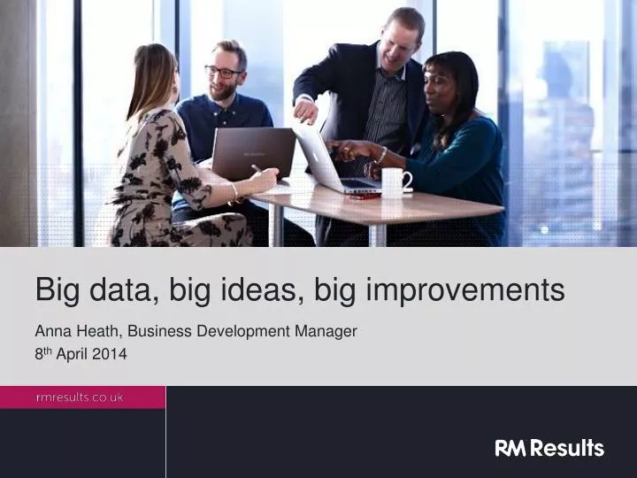 big data big ideas big improvements