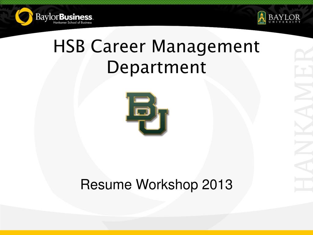 PPT - HSB Career Management Department PowerPoint Presentation, free ...