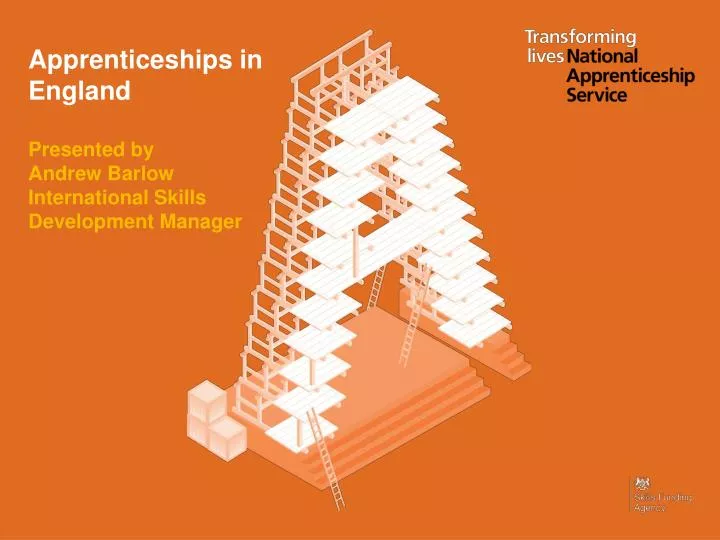 apprenticeships in england presented by andrew barlow international skills development manager