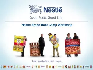 Nestle Brand Boot Camp Workshop