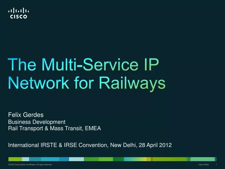 the multi service ip network for railways