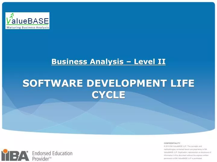 business analysis level ii software development life cycle