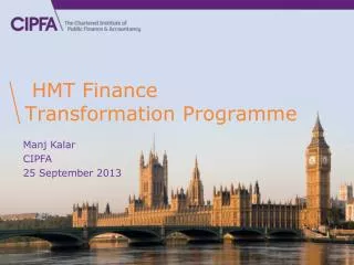 HMT Finance Transformation Programme