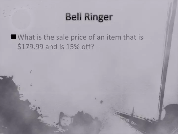 bell ringer